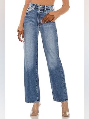 MOTHER Superior High Waisted Tunnel Vision Sneak in Take Me Higher Jeans 28 NEW